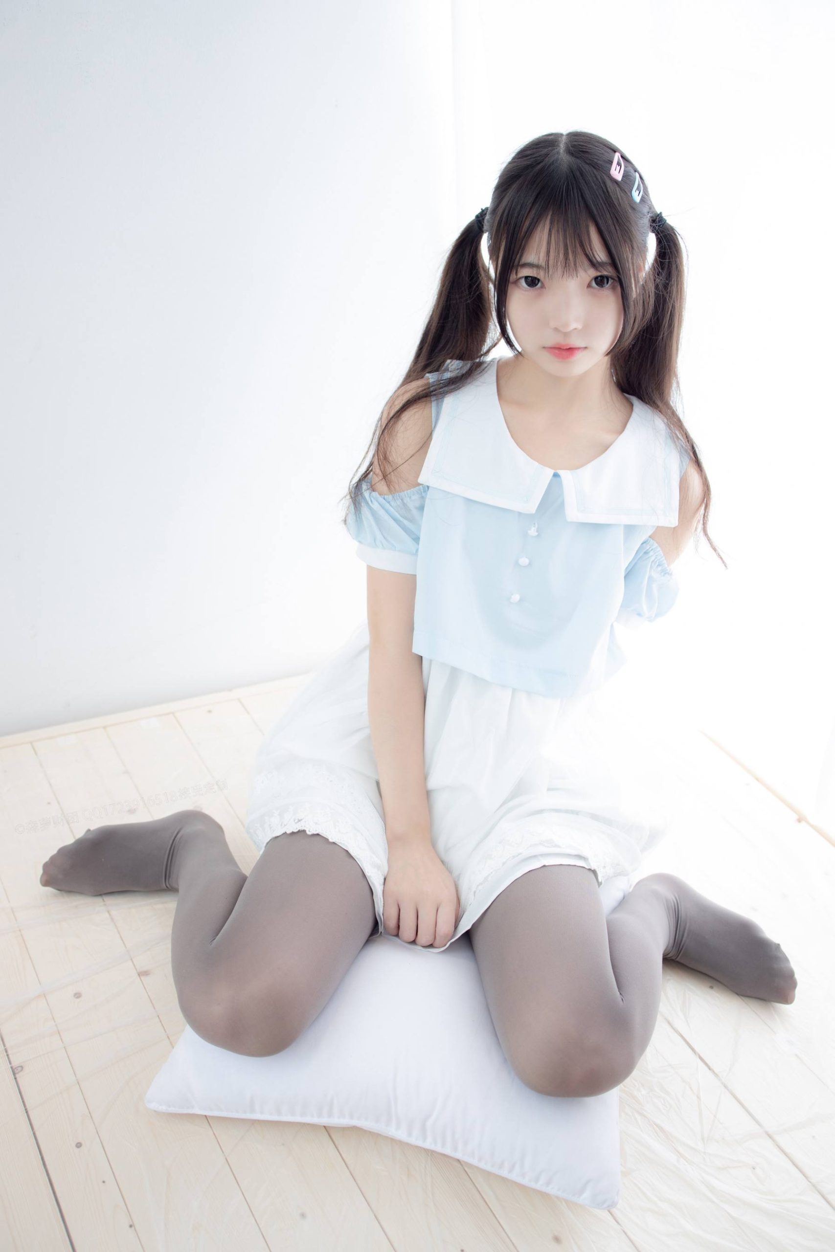 图片[5]-超级甜美的灰丝小姑娘【86P】20005-hasate摄影图片资源整理