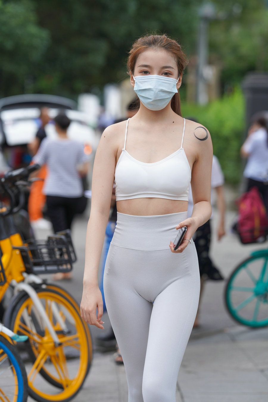 图片[2]-灰色瑜伽裤女孩 J1323 723P4V-17.9GB-hasate摄影图片资源整理