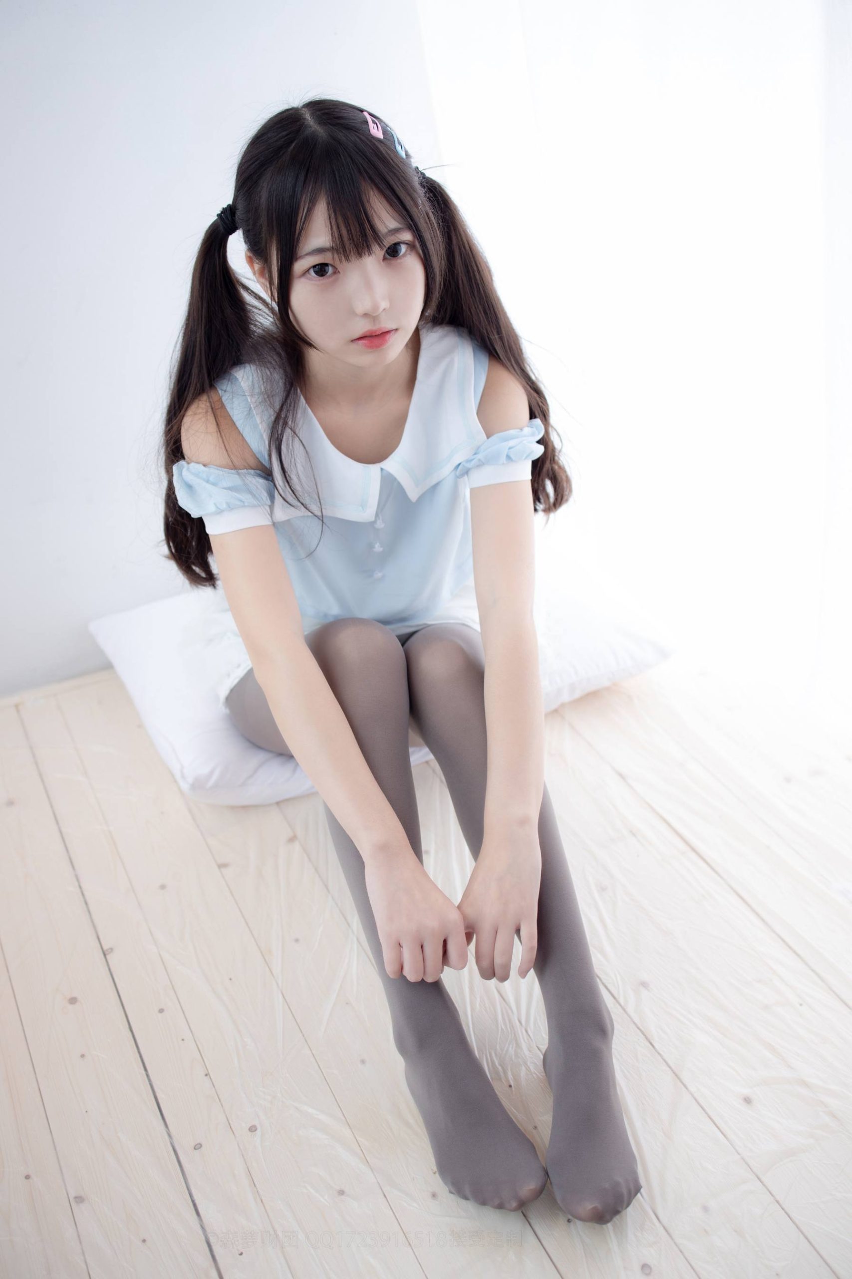 图片[3]-超级甜美的灰丝小姑娘【86P】20005-hasate摄影图片资源整理