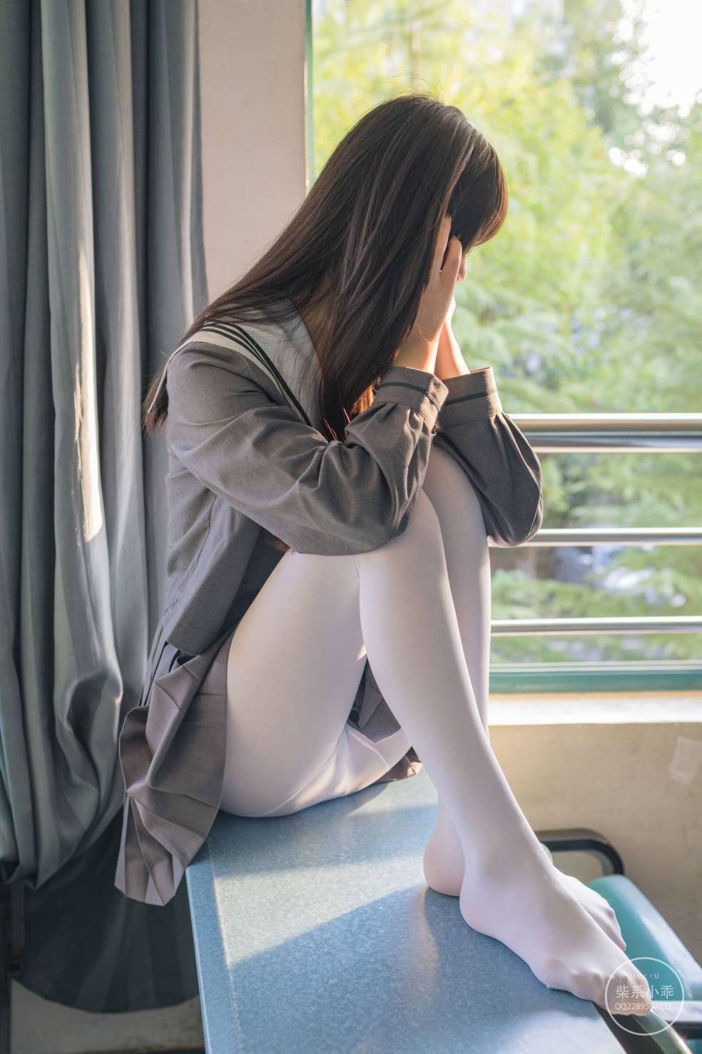 图片[4]-白丝清纯少女真的太可爱了【60P】20001-hasate摄影图片资源整理