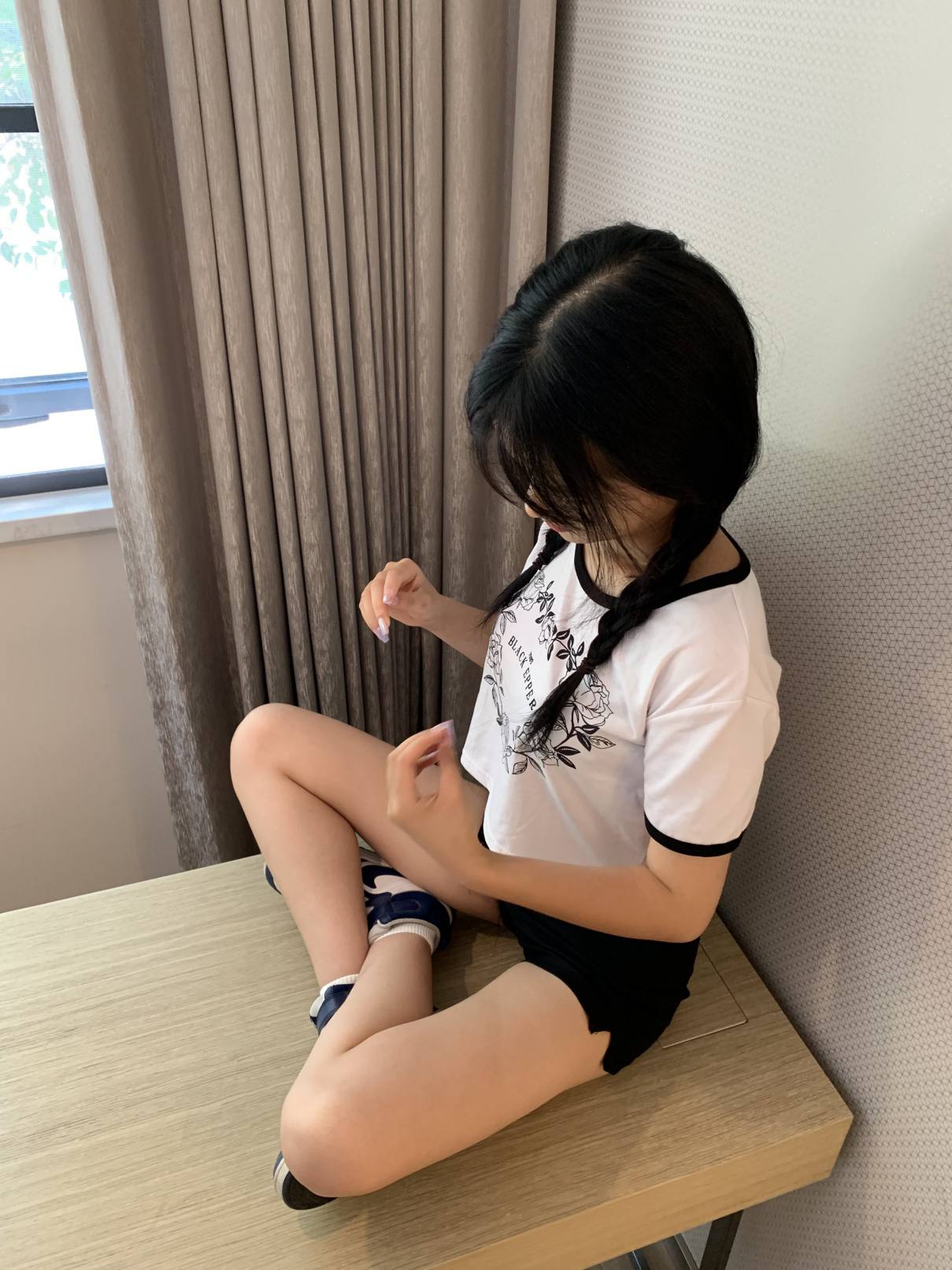 图片[4]-调皮的白袜女孩【149P】20017-hasate摄影图片资源整理