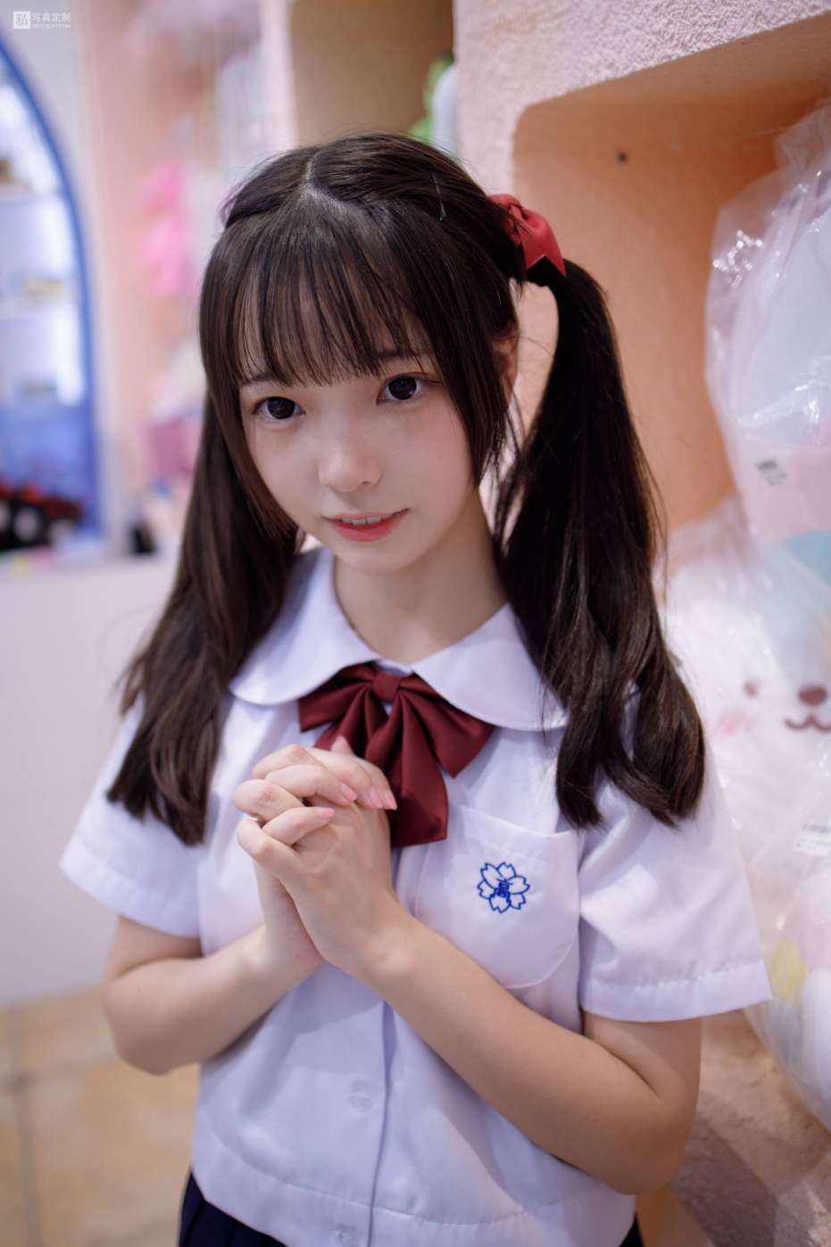 图片[4]-眼神好清澈的双马尾白丝女孩【75P】20019-hasate摄影图片资源整理
